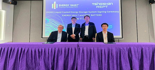 获国际伙伴高度认可！Energy Vault与澳门太阳集团9728网站签署10GWh液冷储能电池供货协议